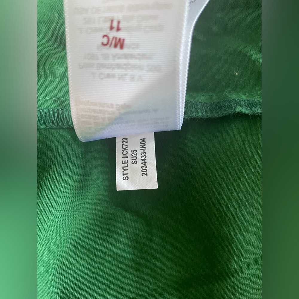 New J.Crew Scallop-trim button-front midi dress Size 6 - Picture 12 of 12